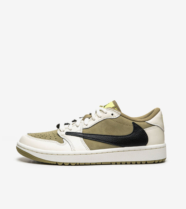 Air Jordan 1 Retro Low Golf Travis Scott Neutral Olive